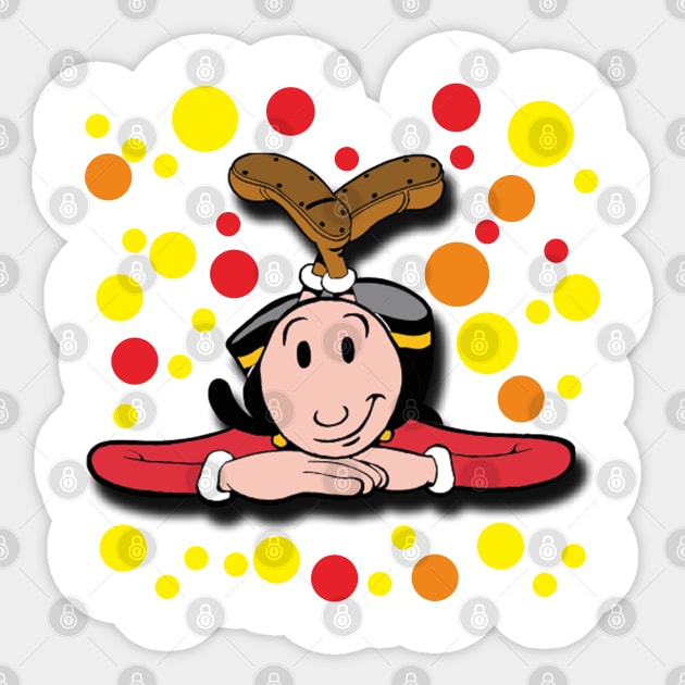 popeye Sticker by randycathryn